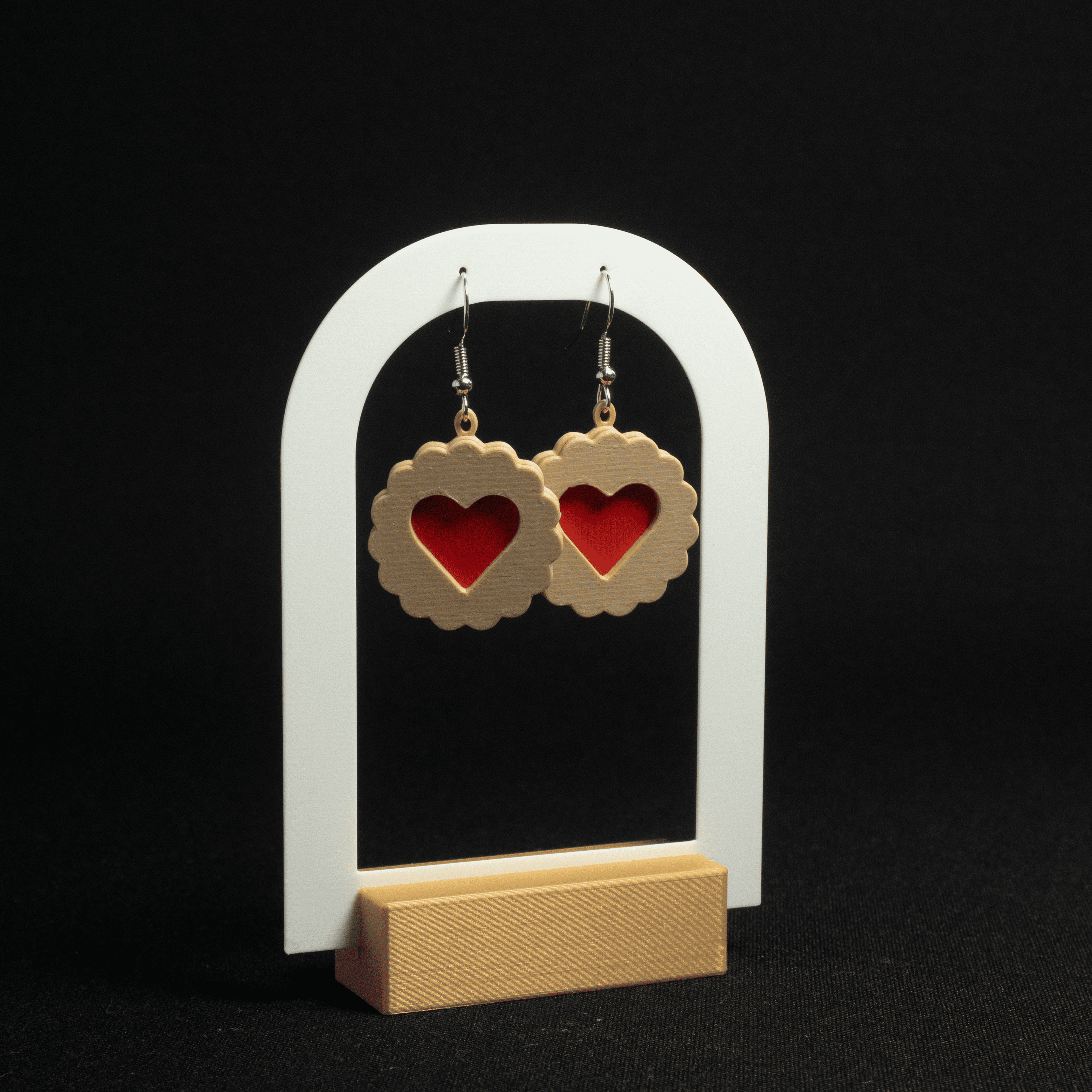 Biscuit Bliss | Dangling Biscuit Earrings