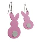 Cottontail Cuties | Dangling Bunny Earrings