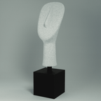 Unspoken | A Quiet Symmetry | Abstract Head Sculptures