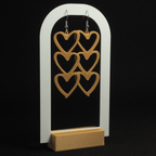 Drops Of Love | Dangling Heart Earrings