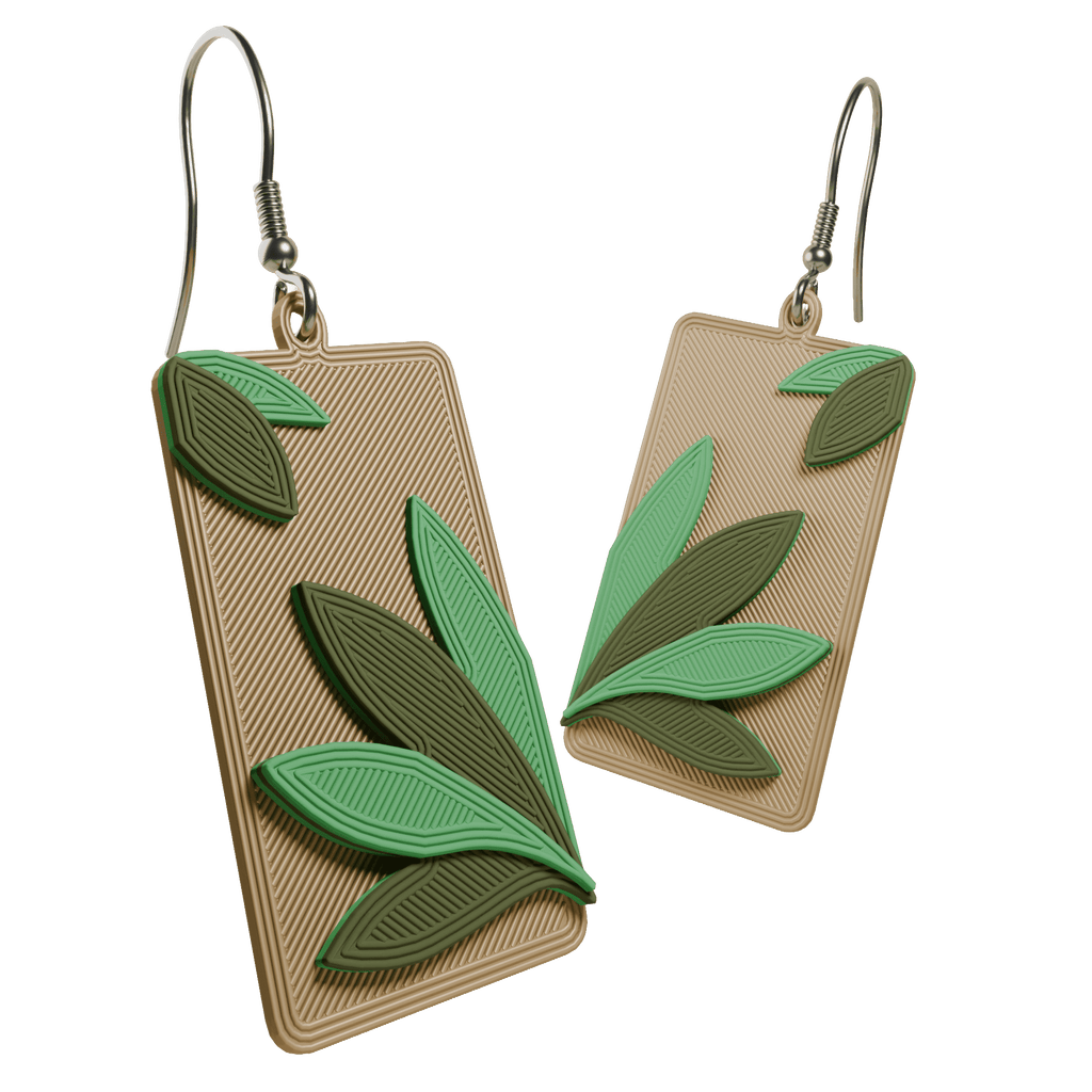 Verdure | Dangling Floral Earrings