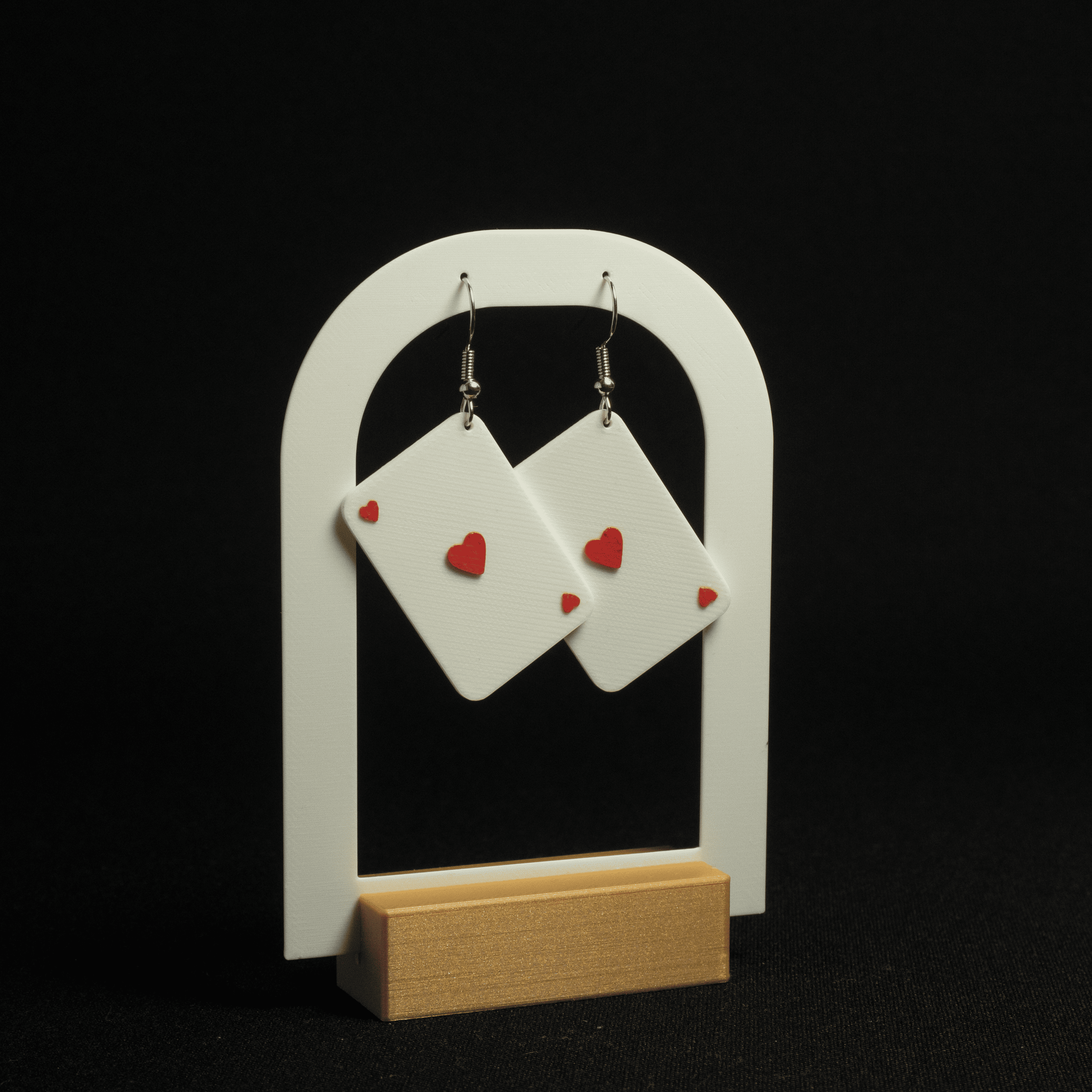 Deck of Love | Dangling Playing Card Earrings