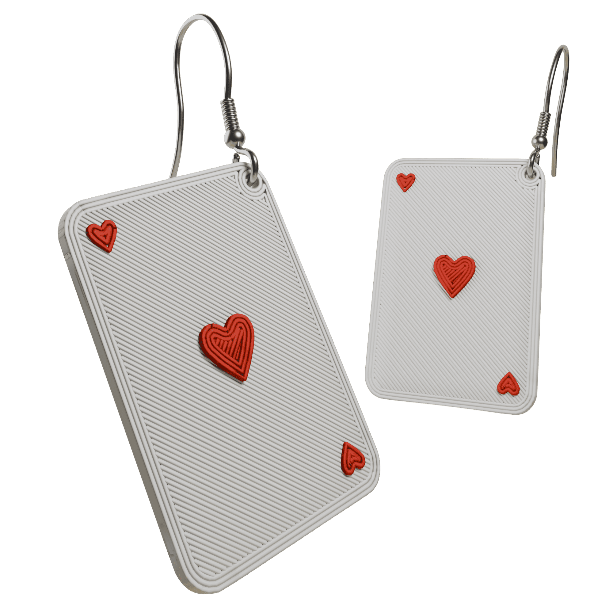 Deck of Love | Dangling Playing Card Earrings