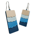 Le Onde | Dangling Wave Earrings